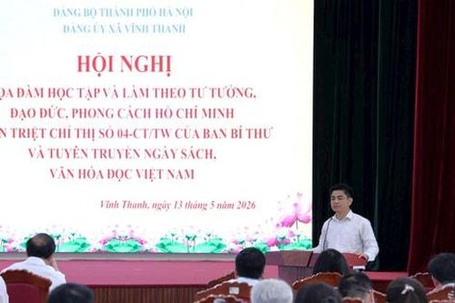 Xã Vĩnh Thanh quán triệt Chỉ thị 04-CT/TW gắn với phát triển văn hóa đọc