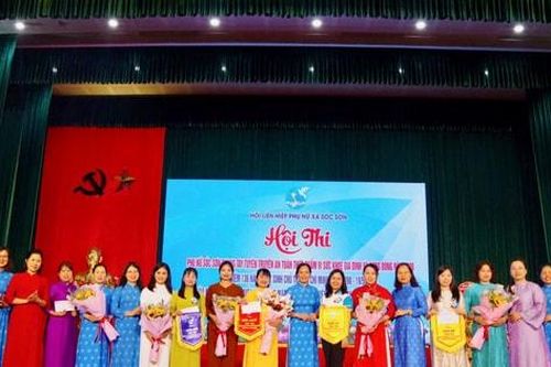 Sôi nổi hội thi tuyên truyền về an toàn thực phẩm của phụ nữ xã Sóc Sơn