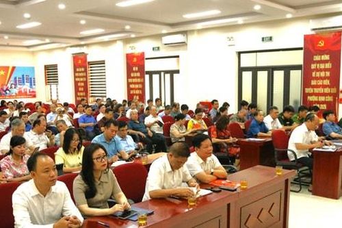 Phường Định Công quán triệt các chỉ thị, đề án của Thành ủy