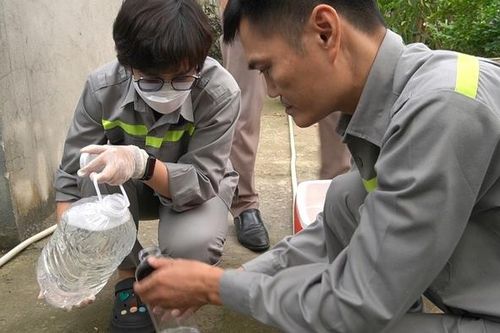 Kết quả xét nghiệm nước sinh hoạt sủi bọt bất thường tại Thanh Hóa