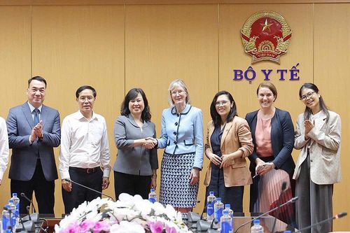 Bộ trưởng Đào Hồng Lan tiếp, làm việc với Đại sứ Úc Gillian Bird về thúc đẩy hợp tác y tế