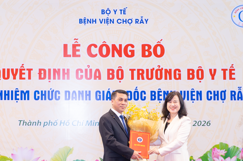 Bộ trưởng Bộ Y tế trao quyết định bổ nhiệm Giám đốc Bệnh viện Chợ Rẫy