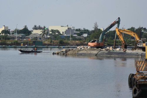 Đẩy nhanh tiến độ khu neo đậu tránh trú bão Tịnh Hòa