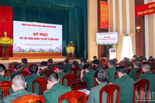 Biên phòng Hải Phòng tổ chức Hội nghị tập huấn, bồi dưỡng nghiệp vụ cấp ủy năm 2026