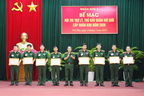 Quân khu 2 không ngừng nâng cao bản lĩnh, trình độ đội ngũ trợ lý, thủ kho quân khí