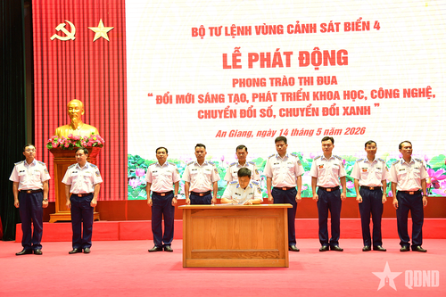 Bộ tư lệnh Vùng Cảnh sát biển 4: Đẩy mạnh chuyển đổi số và xanh