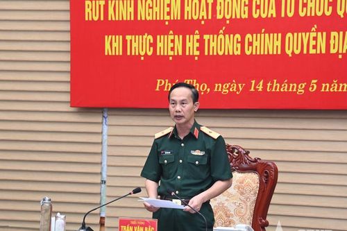 Quân khu 2 rút kinh nghiệm công tác quân sự địa phương khi thực hiện chính quyền địa phương hai cấp