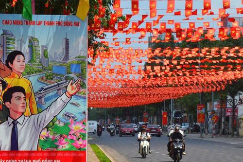 Thành phố Đồng Nai rực rỡ cờ hoa trước thềm lễ công bố ngày 18/5