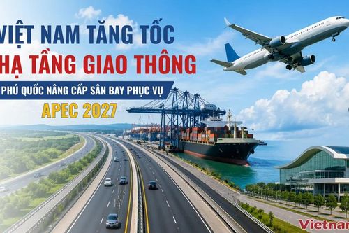 Việt Nam tăng tốc xây dựng hạ tầng giao thông, Phú Quốc nâng cấp sân bay cho APEC 2027