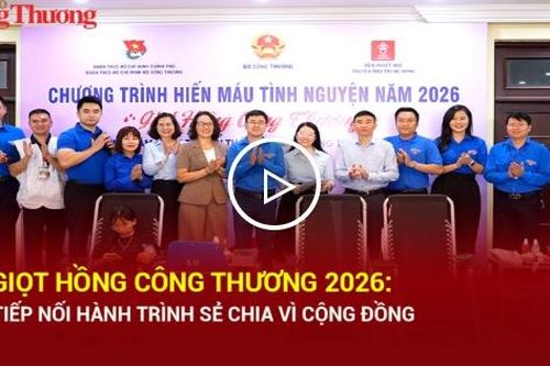 Giọt hồng Công Thương 2026: Tiếp nối hành trình sẻ chia vì cộng đồng
