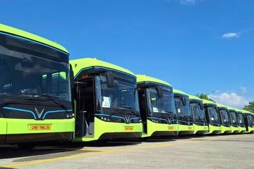 Xe buýt điện thay thế phương tiện diesel trên tuyến 54 Long Biên – Bắc Ninh