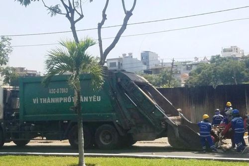 Phường Ngũ Hành Sơn tổng dọn vệ sinh, thu gom rác đổ trộm