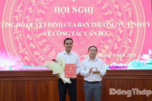 Đồng chí Nguyễn Văn Vũ Minh giữ chức Bí thư Đảng ủy phường Sa Đéc