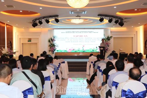 Tập huấn công tác quản lý trong lĩnh vực an toàn thực phẩm