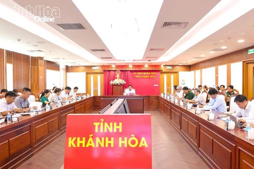 Phó Chủ tịch UBND tỉnh Trịnh Minh Hoàng nghe báo cáo tiến độ thực hiện các dự án trọng điểm