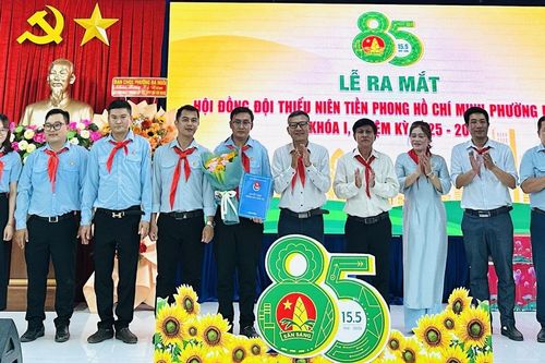 Phường Ba Ngòi tổ chức lễ kỷ niệm 85 năm Ngày thành lập Đội