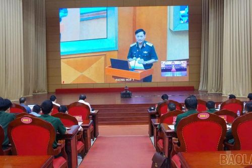 Bộ Chỉ huy Quân sự tỉnh Lào Cai dự Hội nghị quán triệt, triển khai Quyết định số 946 và Thông tư số 19 của Bộ Quốc phòng