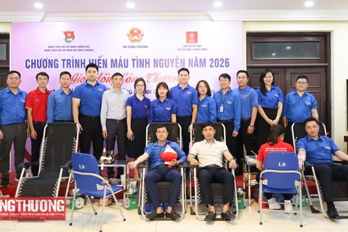 'Giọt hồng Công Thương' 2026: Lan tỏa tinh thần sẻ chia vì cộng đồng