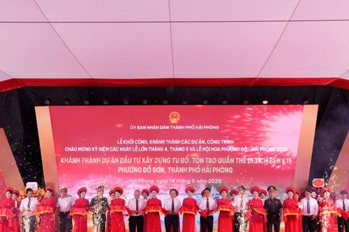 Hải Phòng đồng loạt khởi công, khánh thành 14 dự án trọng điểm