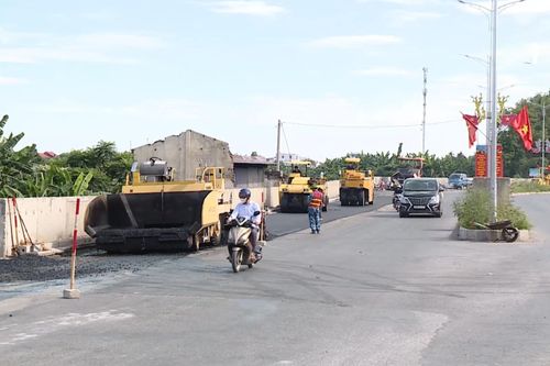 Dự án đường 21B qua xã Hòa Xá đạt 99,5% khối lượng GPMB