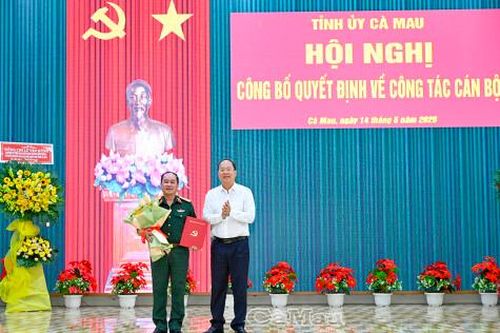 Thiếu tướng Nguyễn Văn Ngành giữ chức Chỉ huy trưởng Bộ CHQS tỉnh Cà Mau