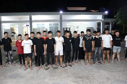 Nhanh chóng truy xét bắt giữ 33 đối tượng của 2 băng nhóm hỗn chiến lúc 1 giờ sáng