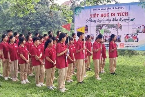 Xã Đa Phúc phát triển 'Tiết học di tích', tạo sản phẩm du lịch giáo dục đặc trưng