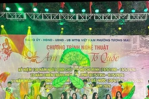 Phường Tương Mai: Khơi dậy niềm tự hào dân tộc qua chương trình nghệ thuật 'Âm vang Tổ quốc'
