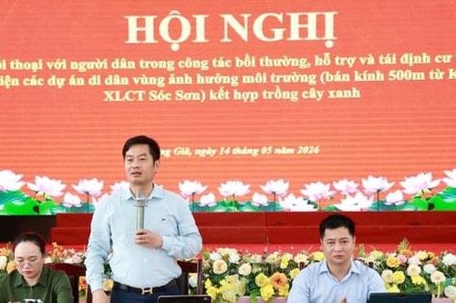 Xã Trung Giã đối thoại với người dân về chính sách bồi thường, hỗ trợ tái định cư