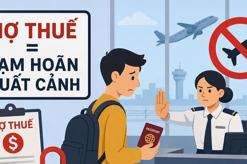 Tạm hoãn xuất cảnh do nợ thuế: Ngưỡng 1 triệu đồng cao hay thấp?