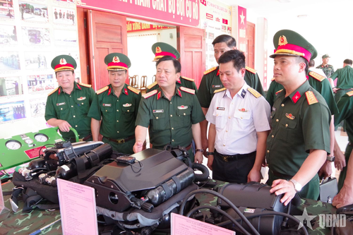Học viện Quốc phòng nghiên cứu thực tế tại Lữ đoàn Đặc công nước 5