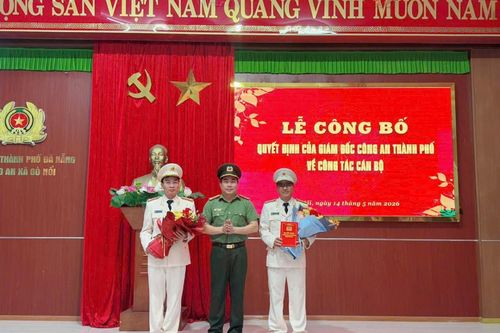 Công bố quyết định điều động, bổ nhiệm Trưởng Công an xã Gò Nổi