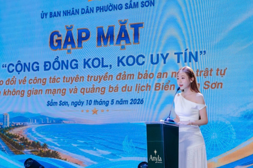 Á hậu Dương Thị Thanh Trúc: 'Một lượt chia sẻ thiếu trách nhiệm cũng có thể ảnh hưởng hình ảnh du lịch Sầm Sơn'