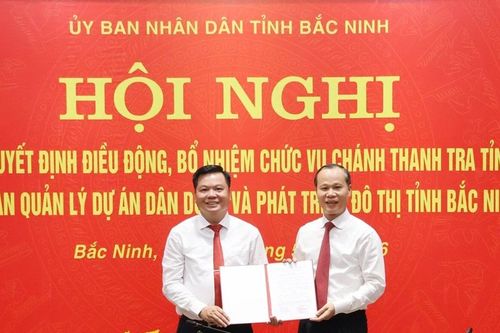 Phó Trưởng Ban Tuyên giáo và Dân vận Tỉnh ủy làm Chánh Thanh tra tỉnh Bắc Ninh