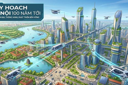 Từ phố đi bộ đến taxi bay: Hà Nội vẽ lại diện mạo Thủ đô trong 100 năm tới