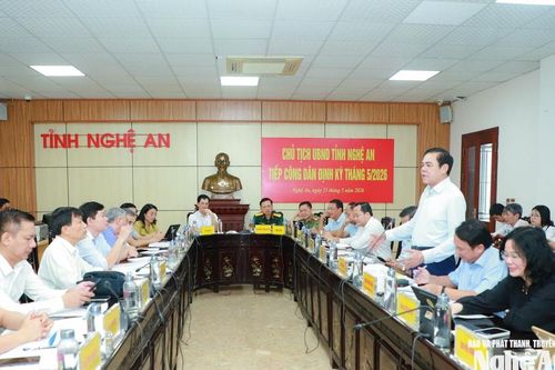 Chủ tịch UBND tỉnh Nghệ An Võ Trọng Hải tiếp công dân, chỉ đạo rà soát, xử lý nhiều vụ việc đất đai, quy hoạch