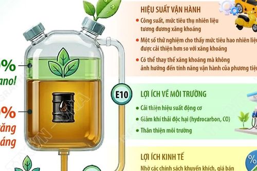 Một số lợi ích của xăng sinh học E10