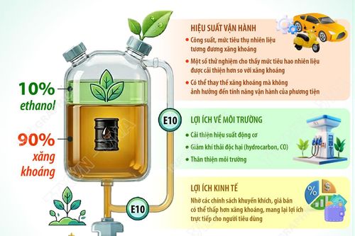 Một số lợi ích của xăng sinh học E10