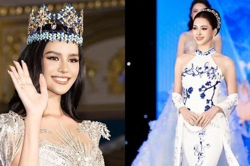 Hoa hậu Tiểu Vy 'đọ sắc' cùng Hoa hậu Thế giới Opal Suchata Chuangsri