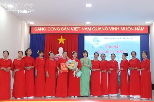 Hội Liên hiệp Phụ nữ xã Suối Dầu tổ chức các hoạt động chào mừng Đại hội đại biểu Phụ nữ toàn quốc lần thứ XIV