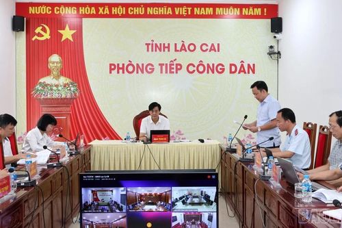 Lào Cai lần đầu tổ chức tiếp công dân trực tuyến từ Trung ương đến cơ sở
