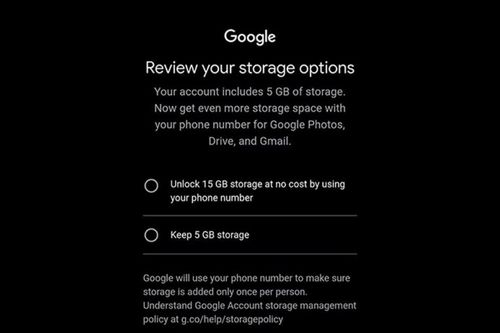 Google bất ngờ siết dung lượng tài khoản mới xuống 5GB: Cách để lấy lại 15GB miễn phí