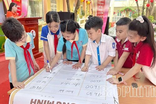 Thiếu nhi Đất Tổ thi đua làm theo 5 điều Bác Hồ dạy