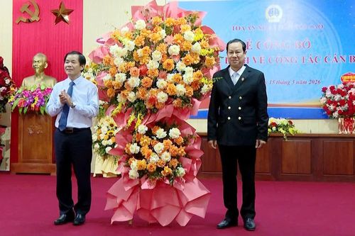 Đồng chí Vũ Văn Minh được bổ nhiệm giữ chức Chánh án Tòa án nhân dân tỉnh Quảng Trị