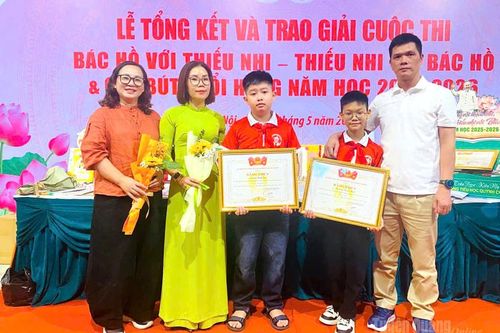 Trường Tiểu học Phan Thiết đoạt 2 giải tại cuộc thi 'Bác Hồ với thiếu nhi - Thiếu nhi với Bác Hồ'