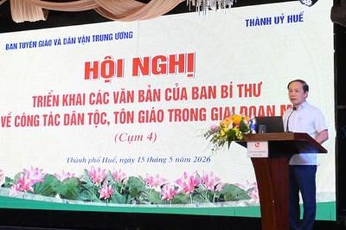 Quán triệt, triển khai các văn bản của Ban Bí thư Trung ương Đảng về công tác dân tộc, tôn giáo trong giai đoạn mới