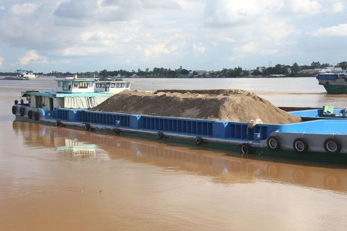 Đồng Tháp: Thêm một mỏ cát trên sông Hậu sắp được khai thác