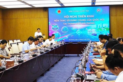TP. Hải Phòng thí điểm nền tảng số dùng chung của Quốc hội