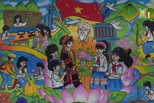 Lan tỏa tình cảm của thiếu nhi với Bác Hồ
