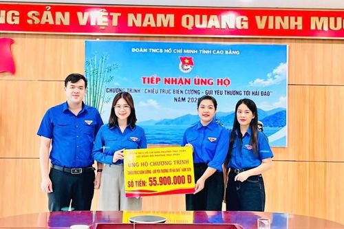 Hơn 473 triệu đồng ủng hộ Chương trình 'Chiếu trúc biên cương - Gửi yêu thương tới Hải đảo'